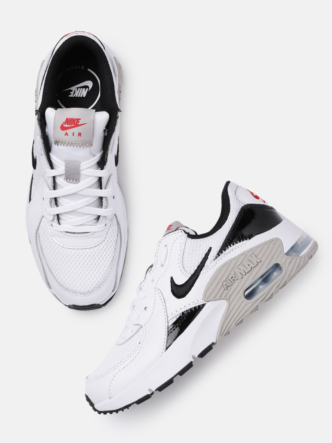 womens nike air max excee black and white