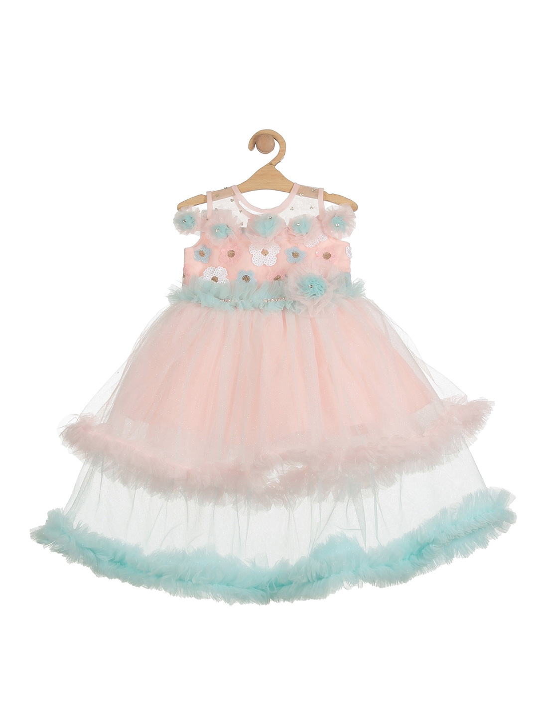 Buy Lil Lollipop Pink Floral Dress - Dresses for Girls 19938262 | Myntra