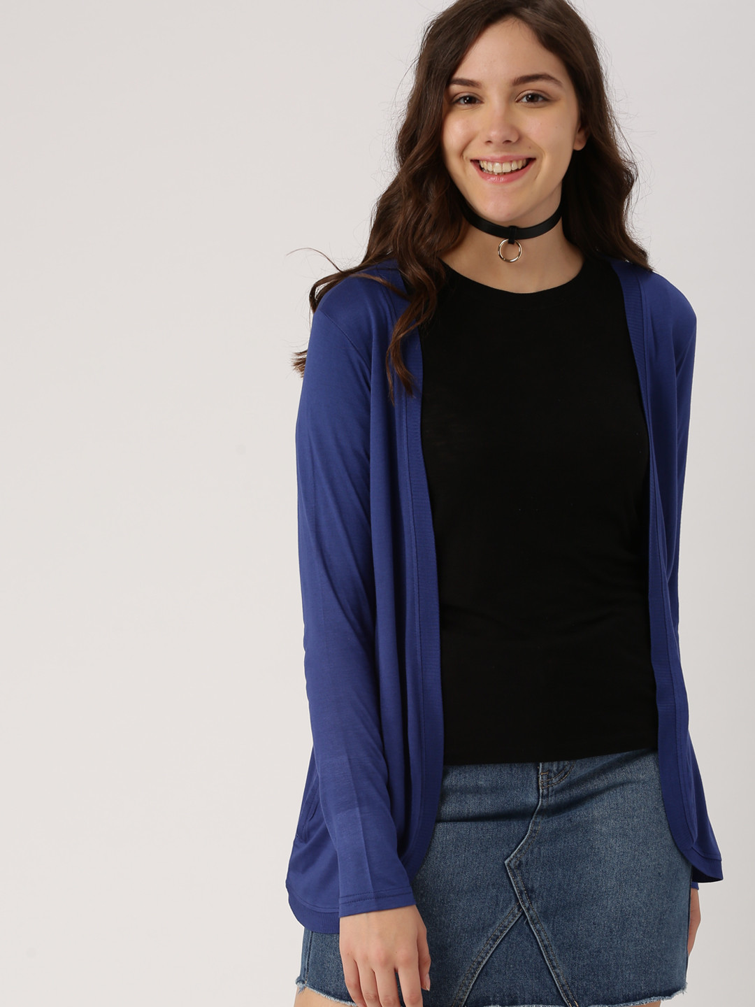 Buy DressBerry Blue Shrug Shrug for Women 1994169 Myntra