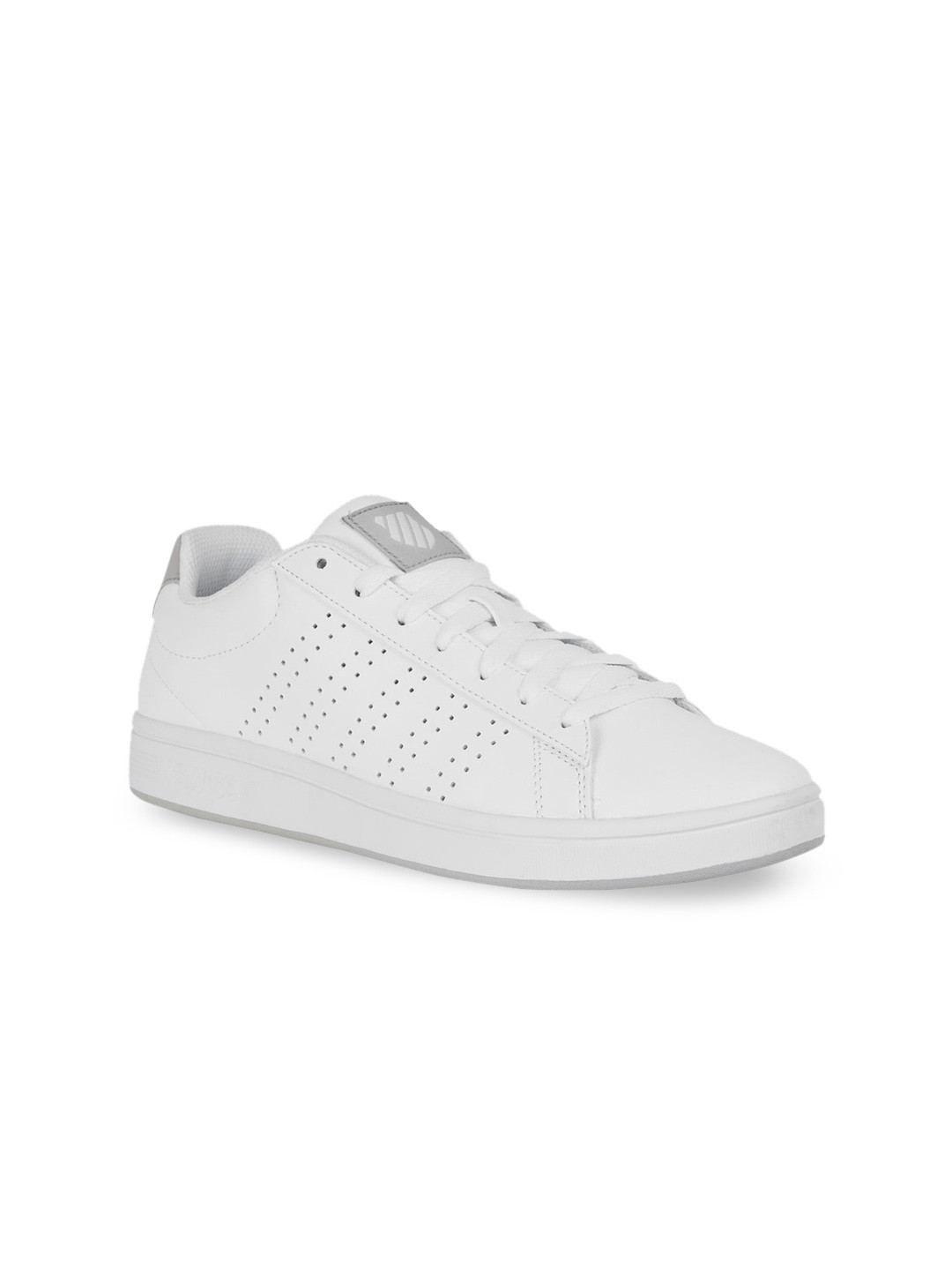 Buy K SWISS Women White Perforations Skate Shoes Casual Shoes for