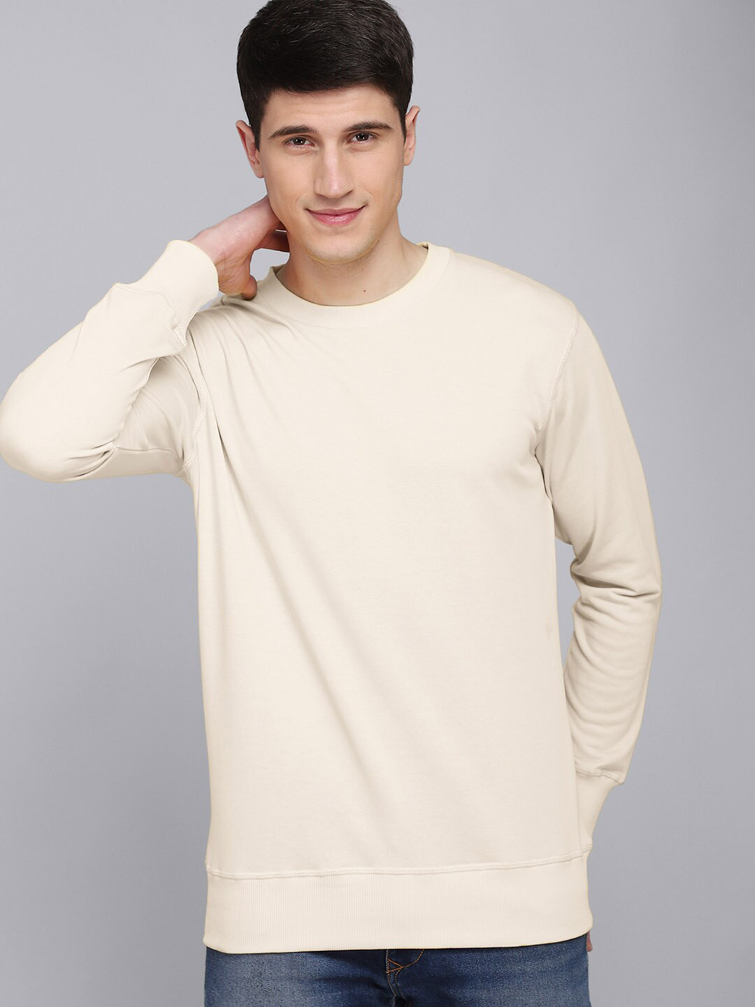 Men's Beige Sweatshirt