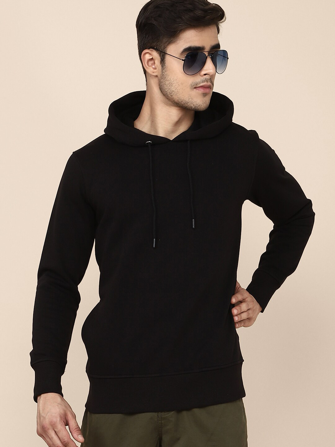Prince Men's Symbol Hooded Sweatshirt – Black Cotton Blend Hoodie, Front Pockets, Machine Washable, Licensed Music Merch - View #6