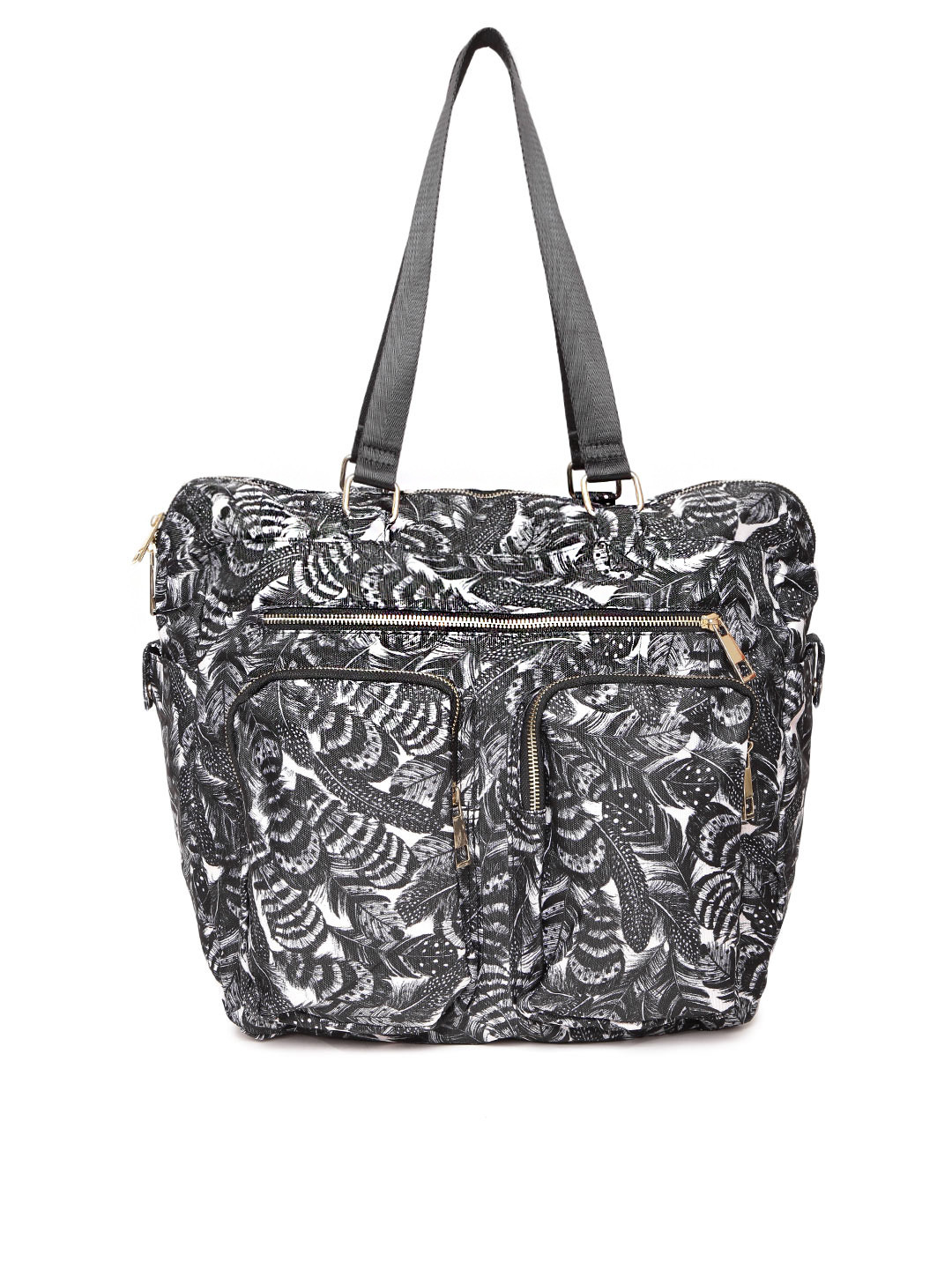 Buy Accessorize Black & White Printed Shoulder Bag Handbags for Women