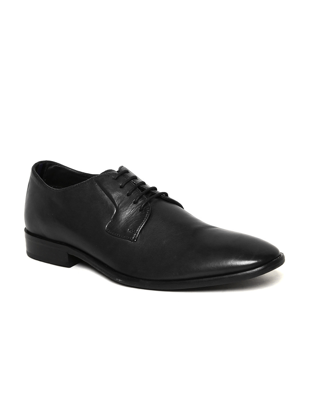 Buy Bata Men Black Genuine Leather Derbys Formal Shoes