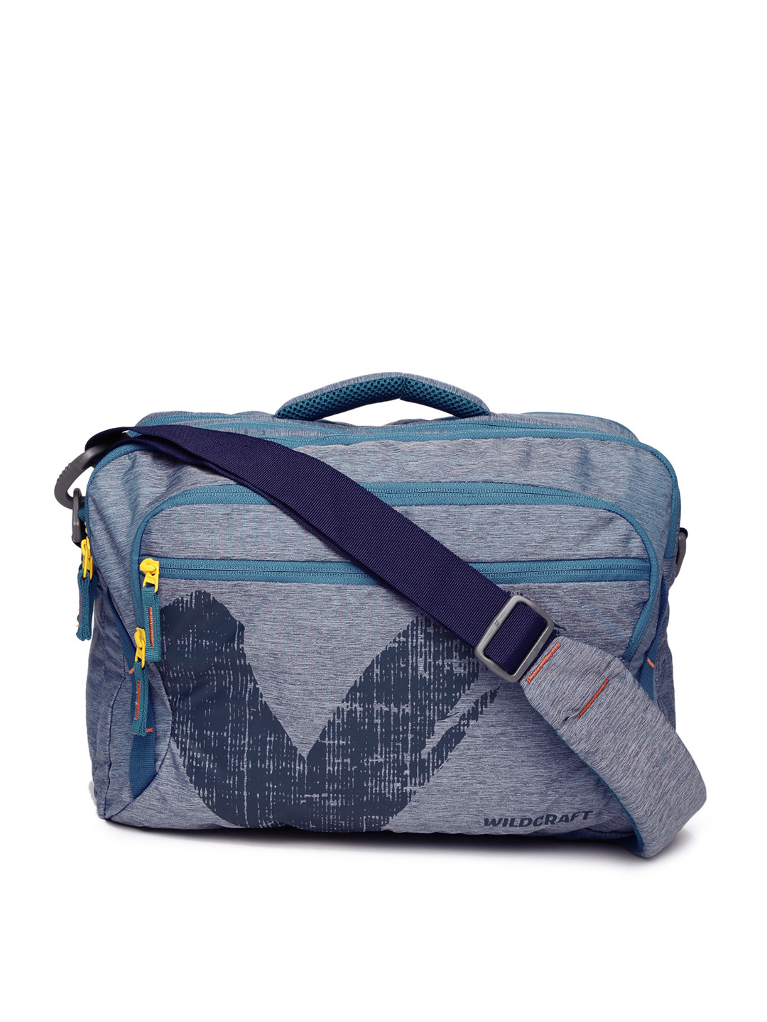 Buy Wildcraft Unisex Blue Printed Messenger Bag Messenger Bag for