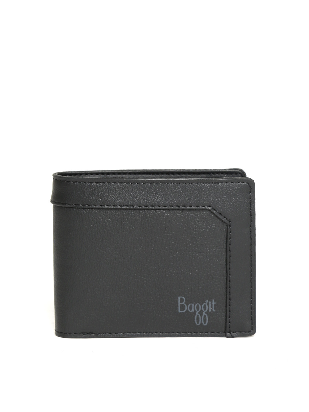 Buy Baggit Men Black Solid Two Fold Wallet Wallets for Men 1996318