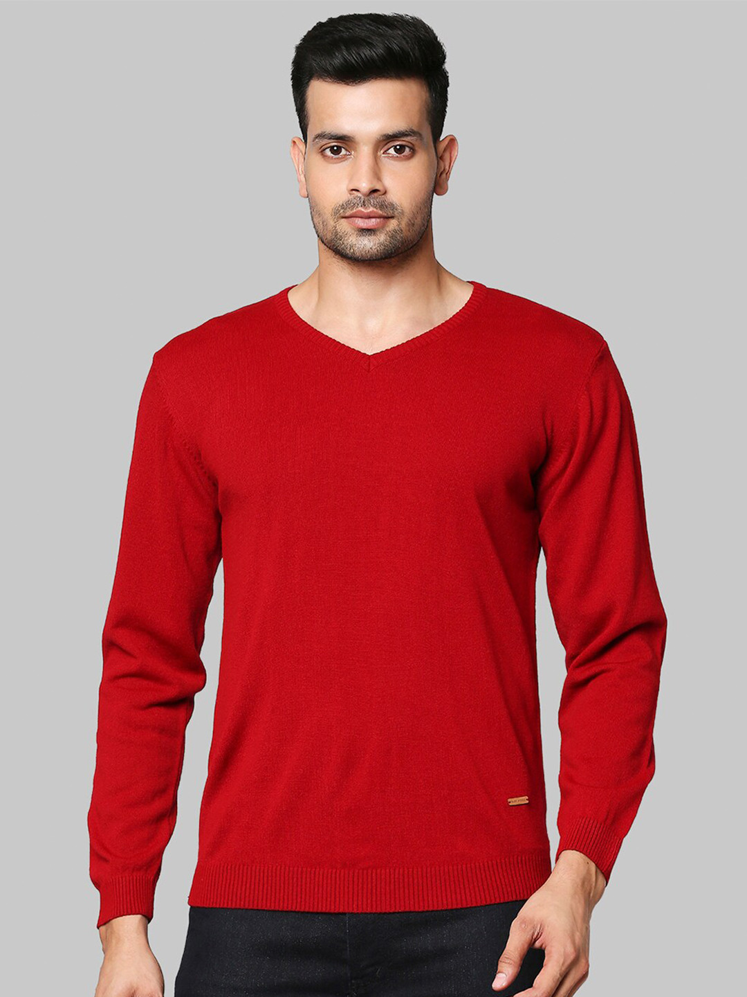 Buy Park Avenue Men Red Pullover Sweaters for Men 19967612 Myntra