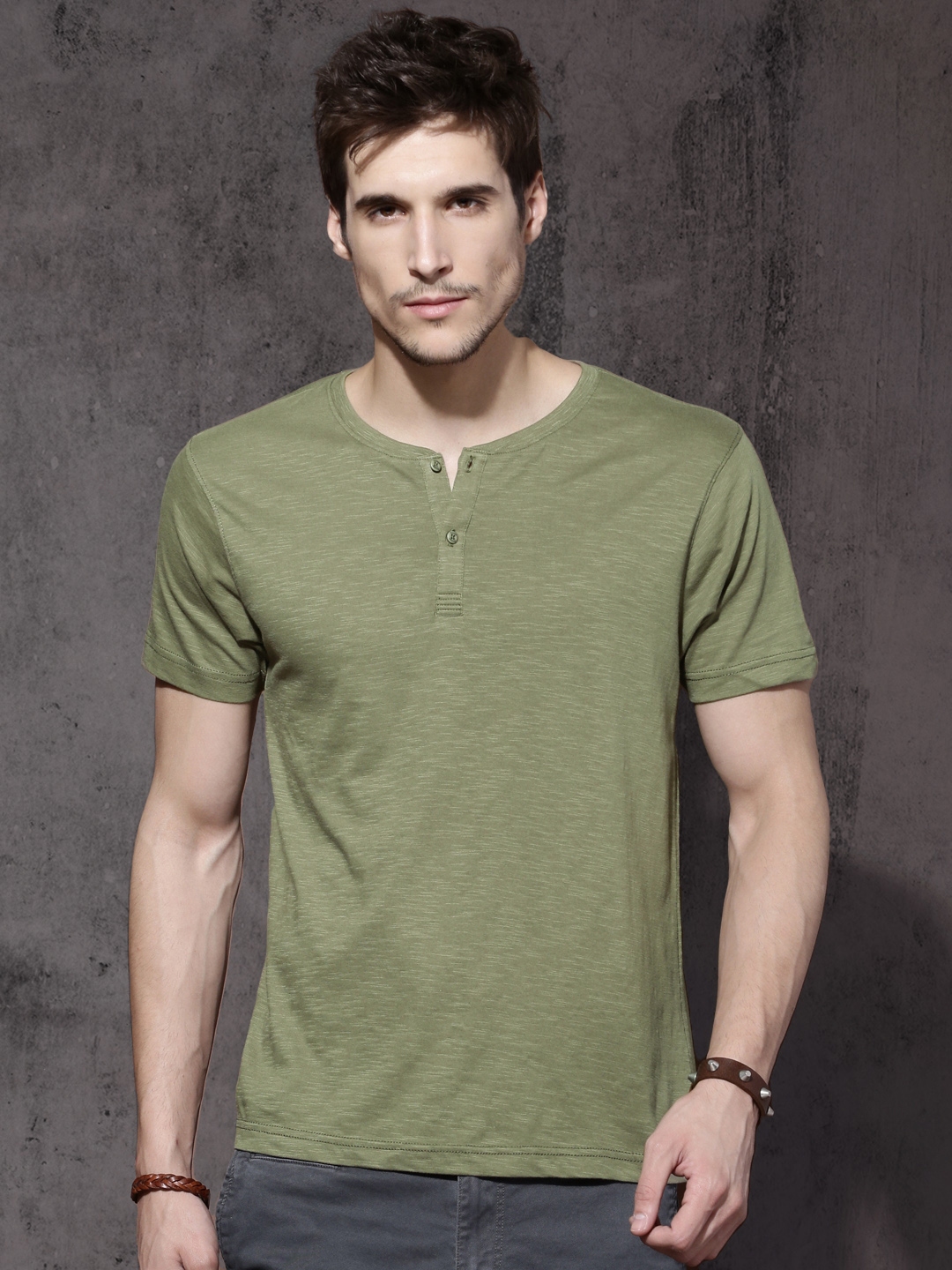 relaxed fit v neck t shirt