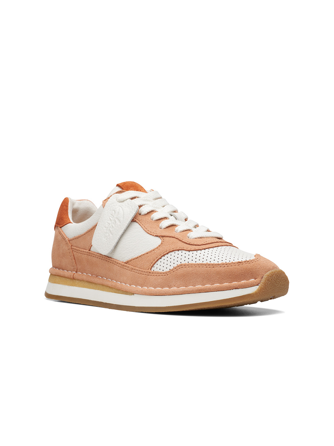 clarks leather sneakers womens