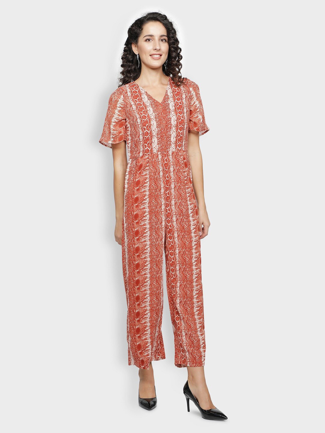 W Women Printed Basic Jumpsuit