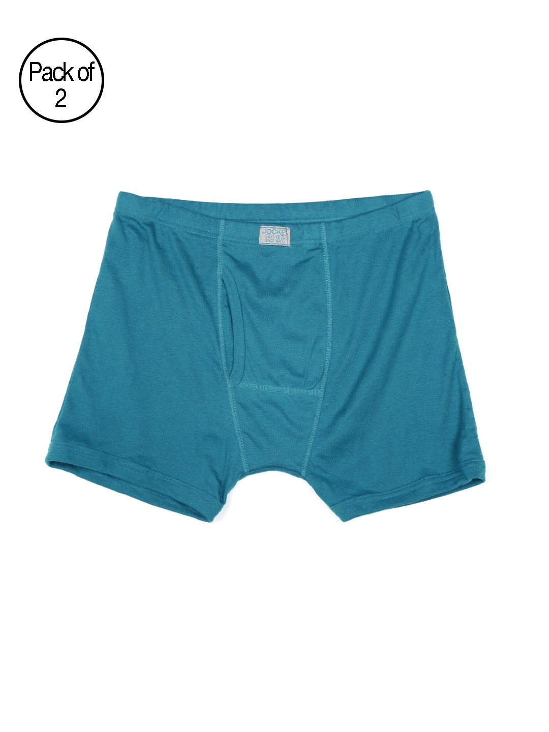 Buy Jockey Men Pack Of 2 Blue Boxer Briefs 8008 Trunk for Men 1999278