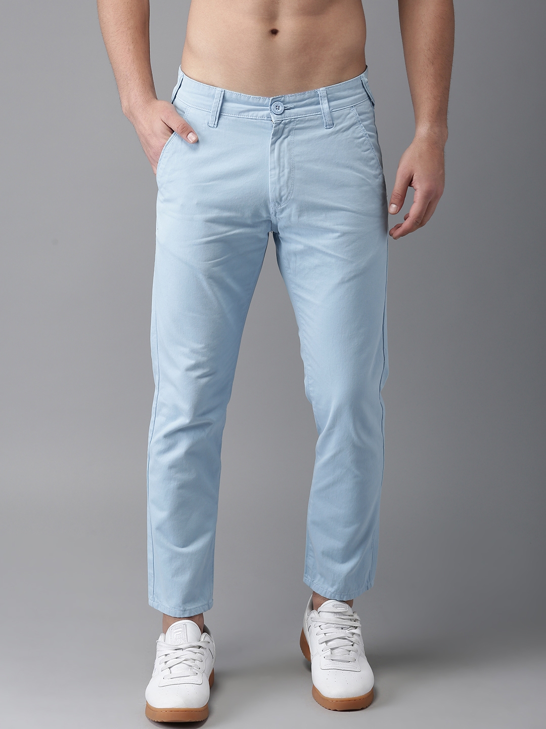 mens skinny cropped chinos