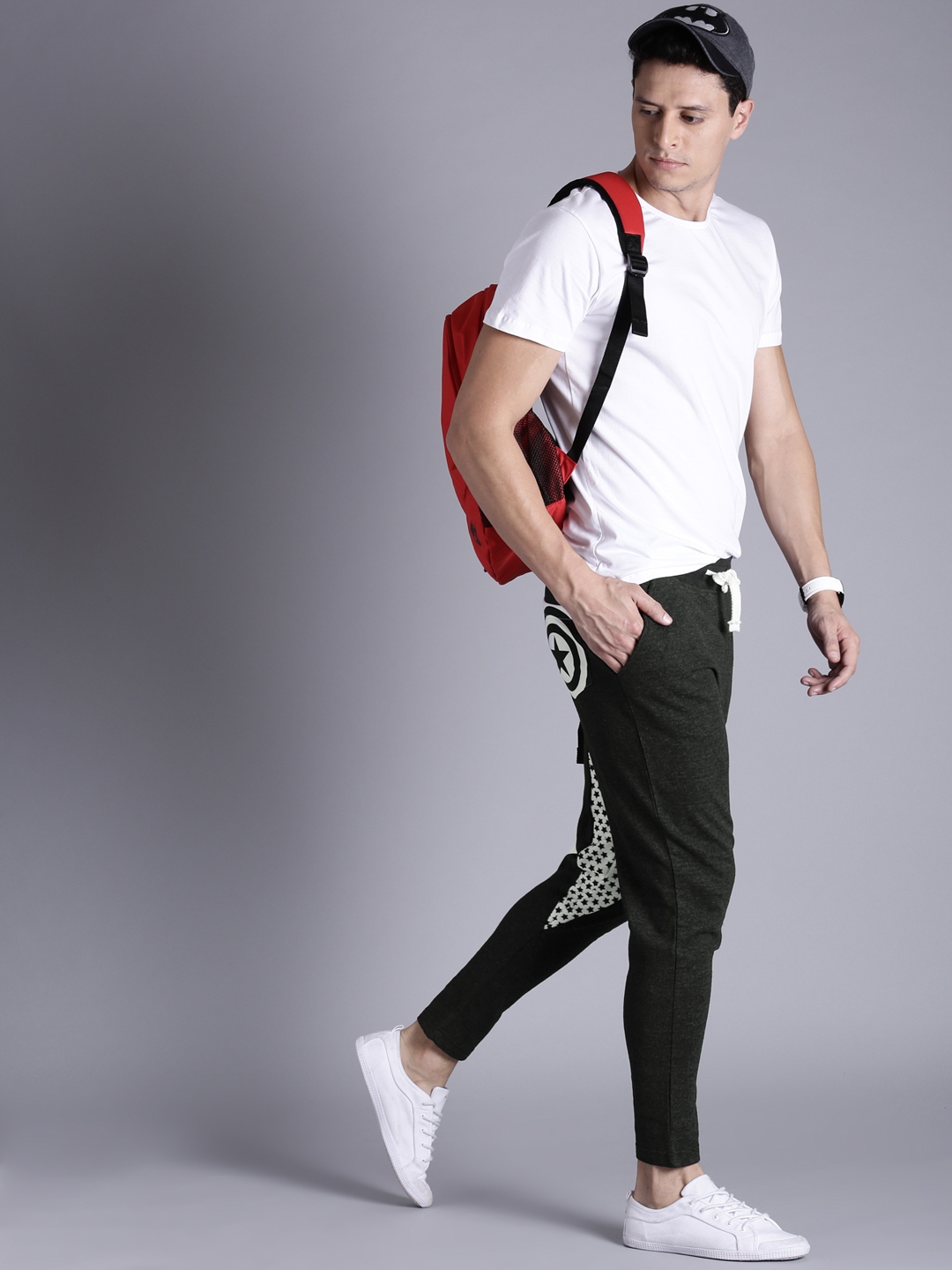 mens printed track pants