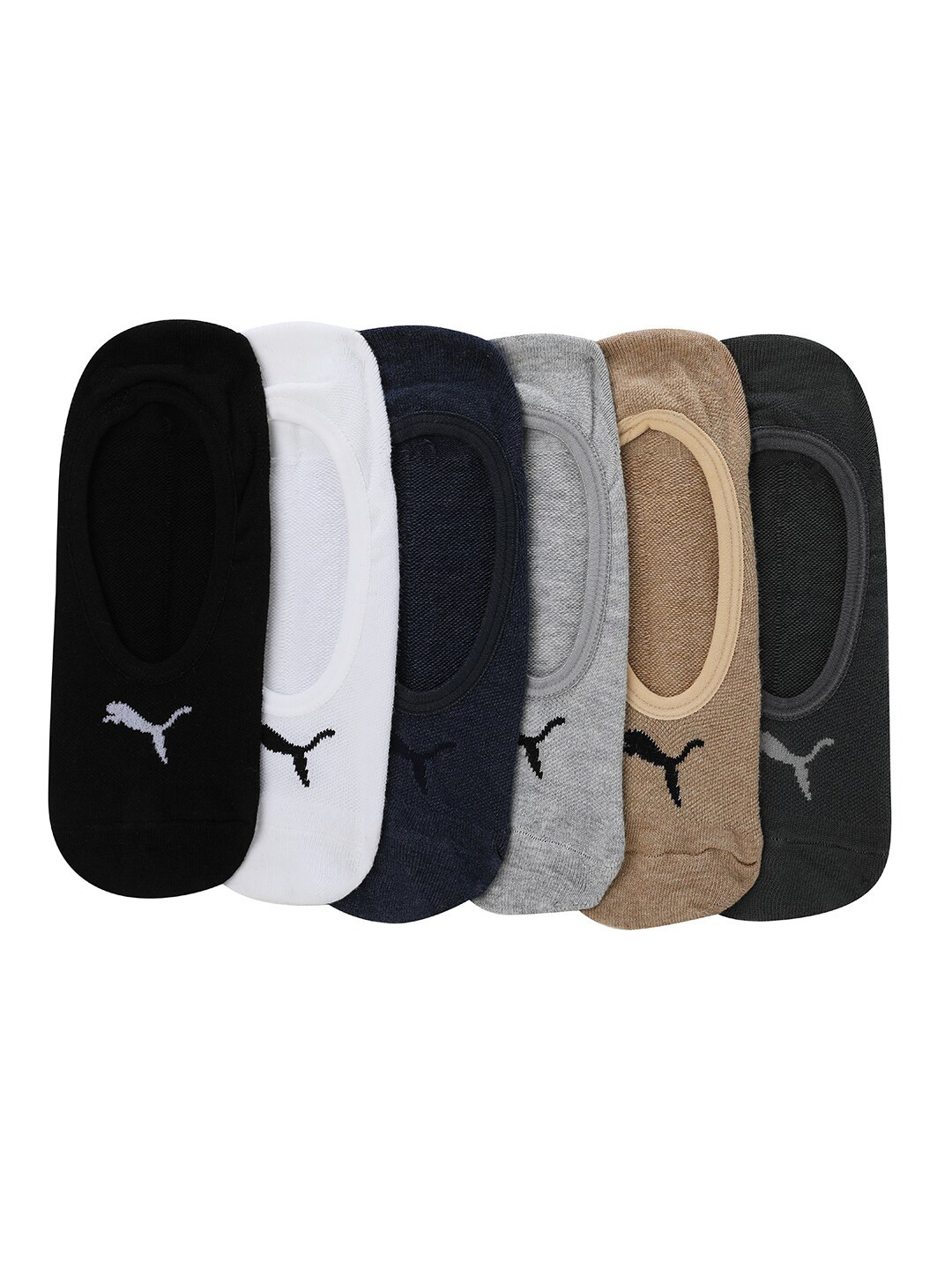 Buy Puma Pack Of 6 Solid Shoe Liner Socks Socks for Unisex 20006732