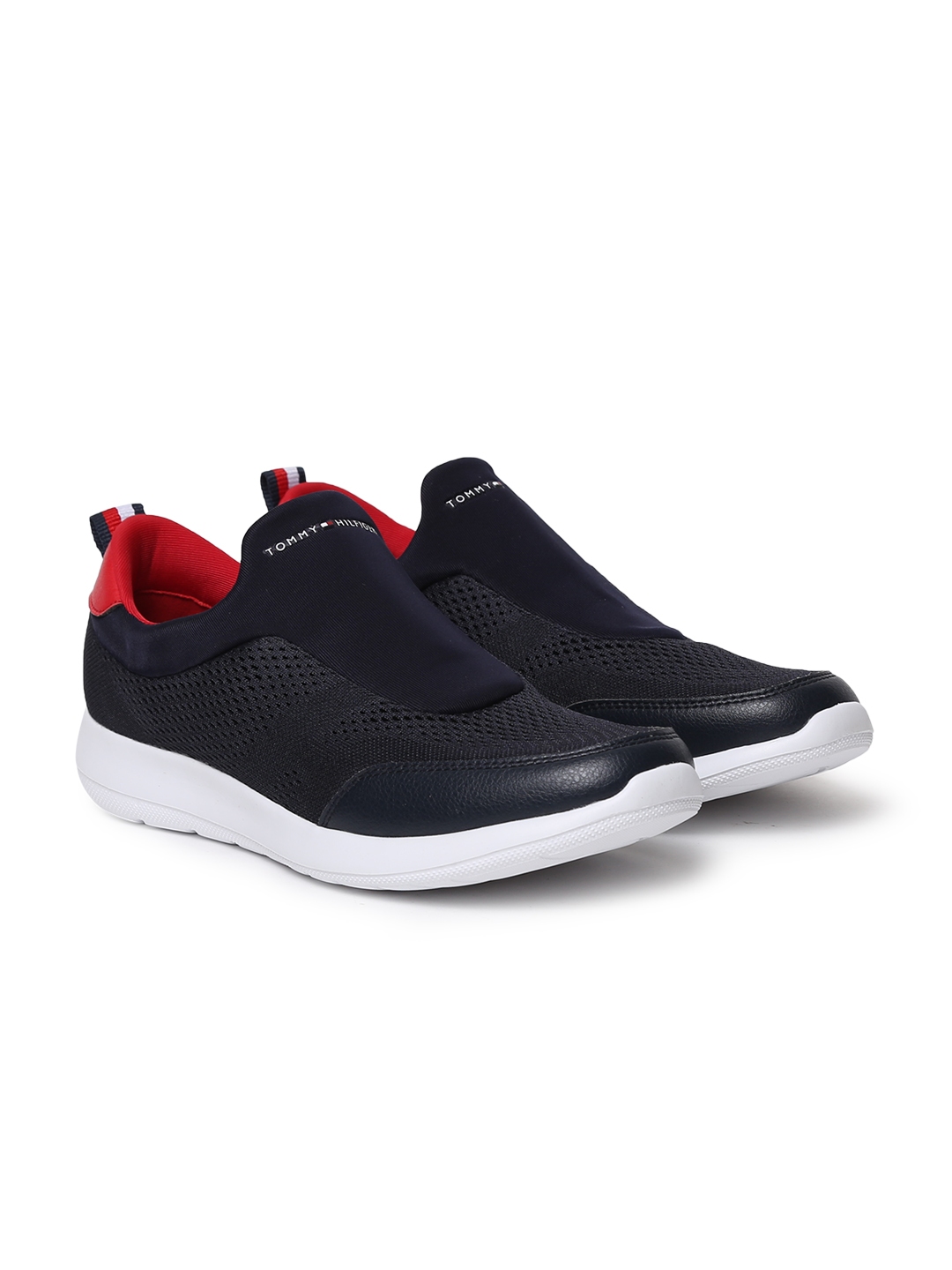 Buy Tommy Hilfiger Men Black Slip On Sneakers - Casual Shoes for Men ...