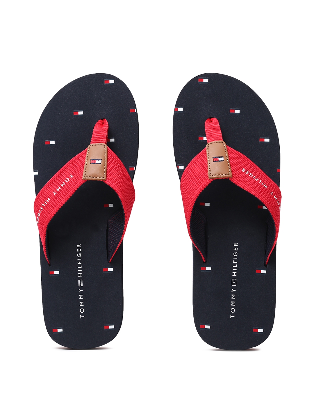 hilfiger flip flops mens
