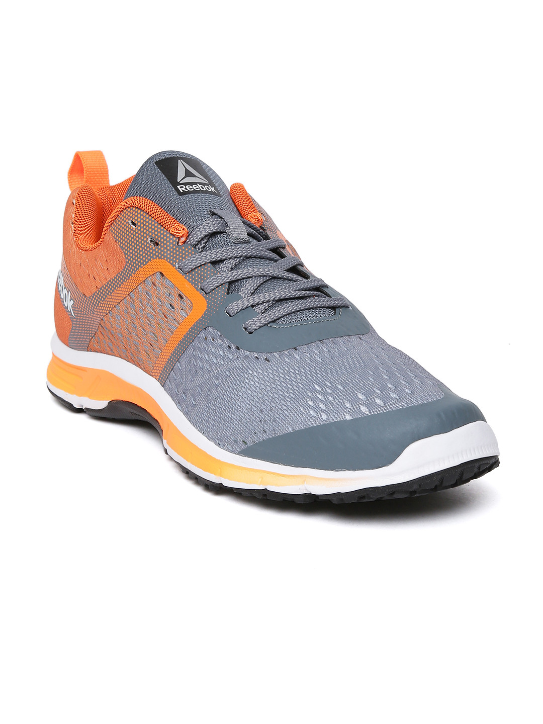 reebok men grey running shoes