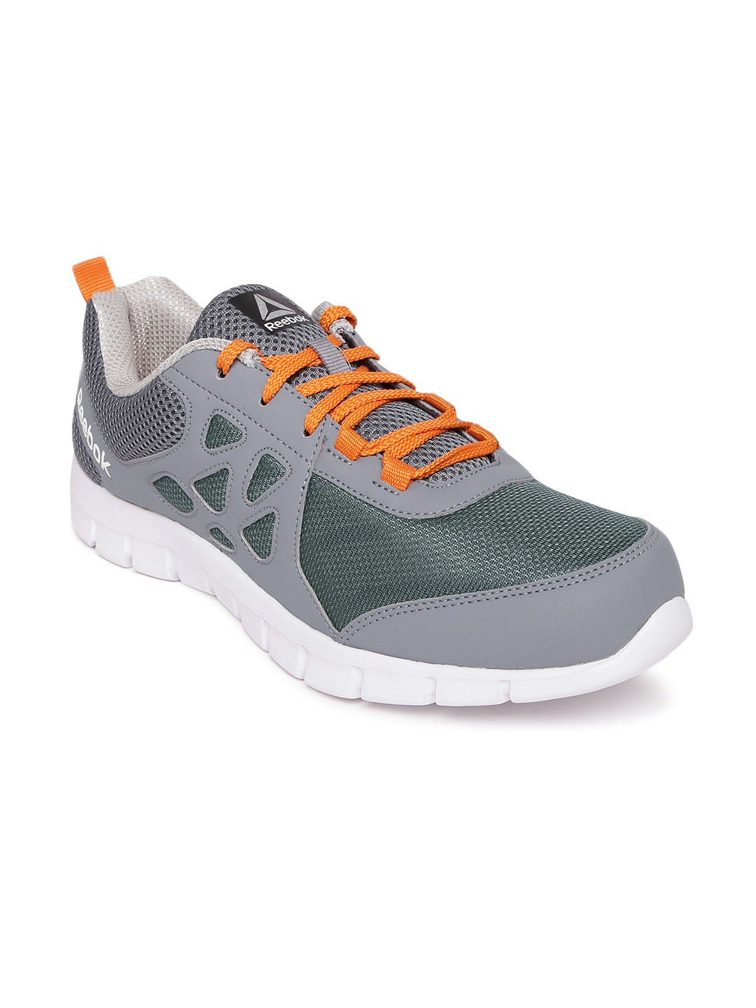 reebok running shoes grey