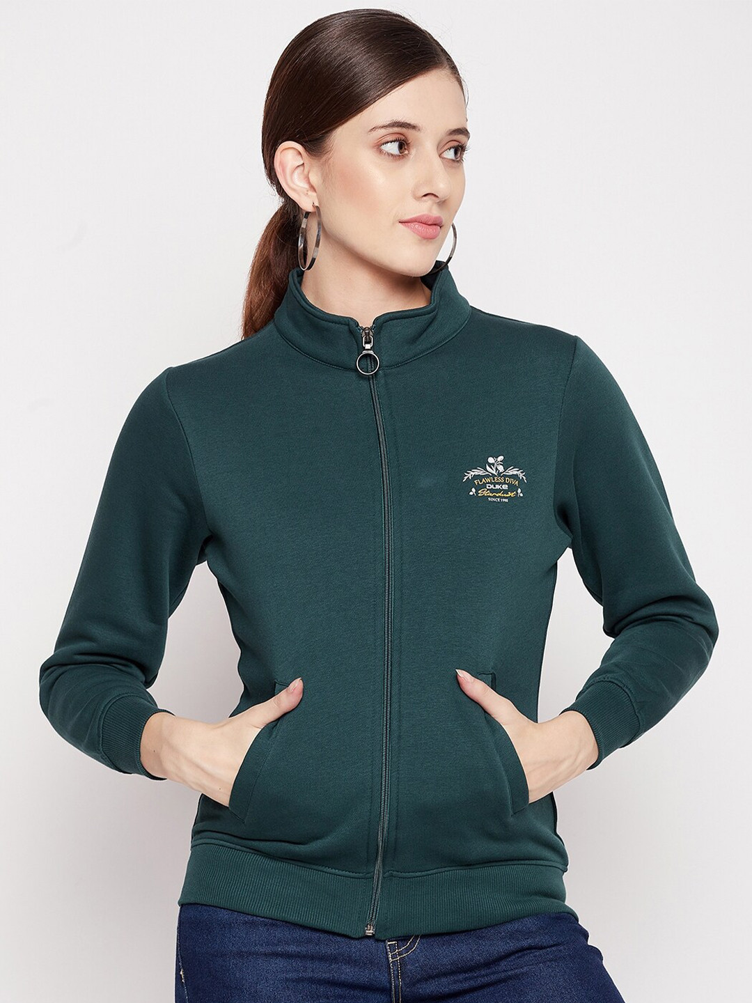 Buy Duke Women Solid Sweatshirt Sweatshirts for Women 20041472 Myntra