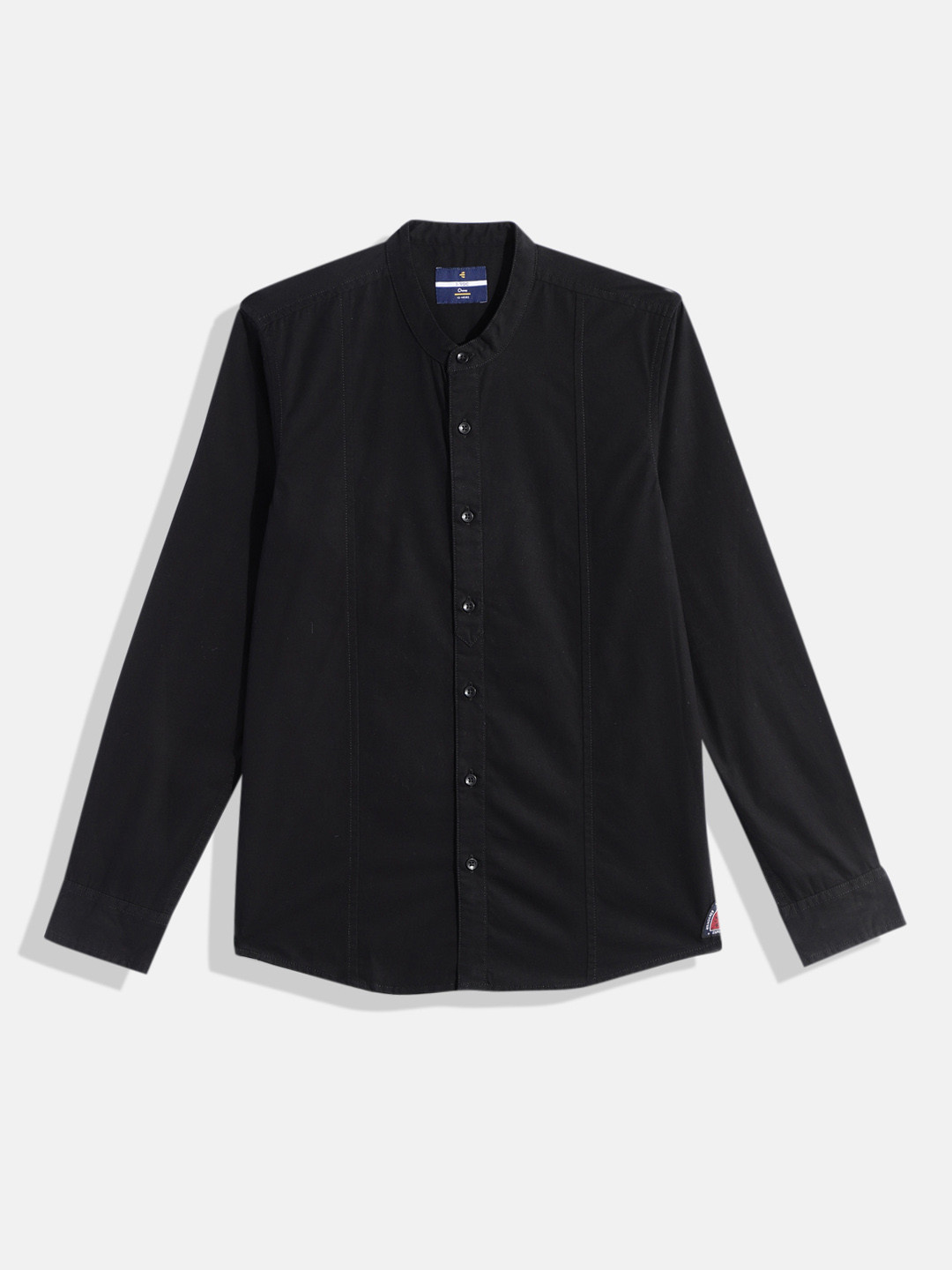 Buy IVOC Boys Black Solid Pure Cotton Slim Fit Casual Shirt Shirts