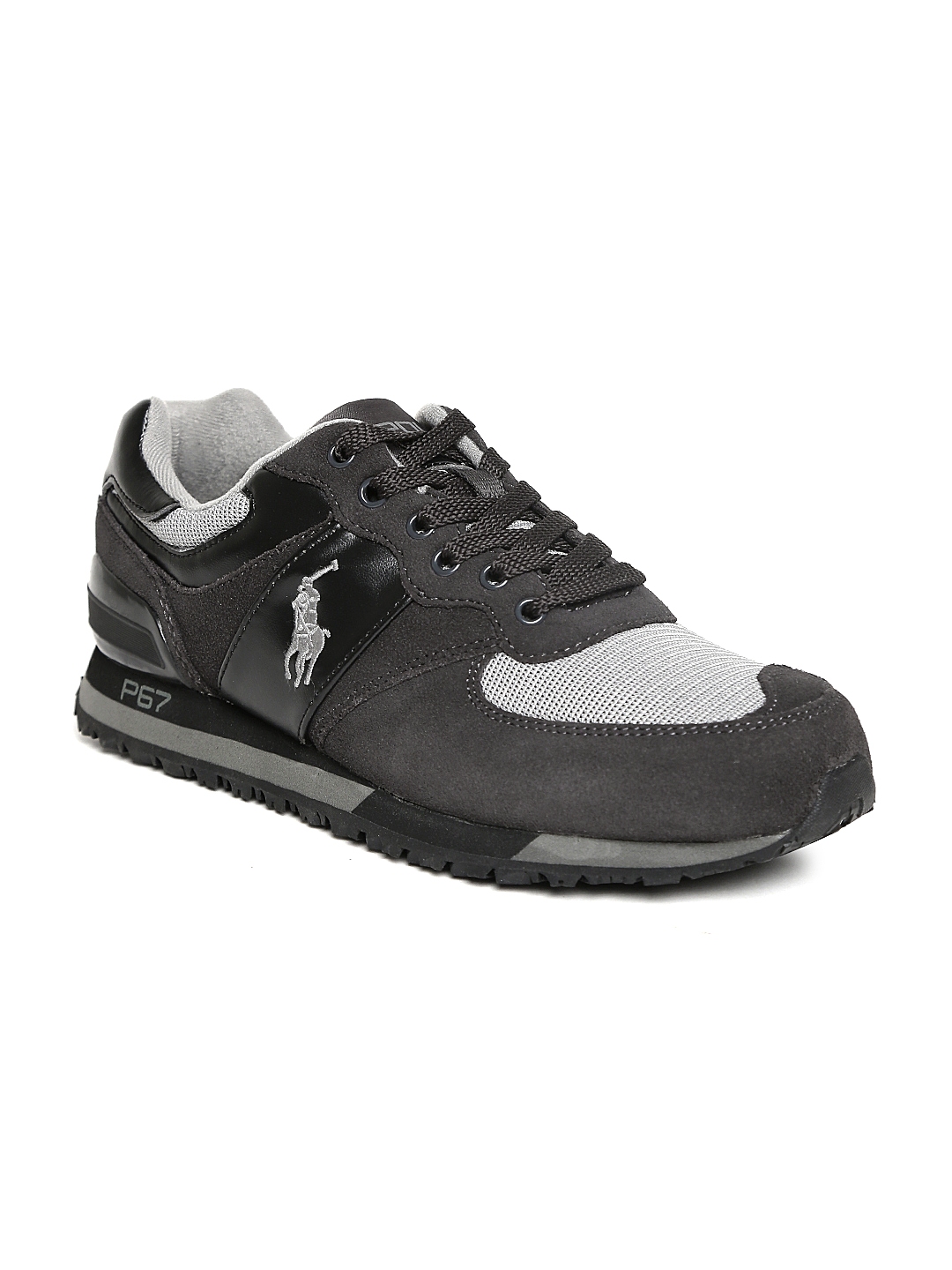 Buy Polo Ralph Lauren Slaton Suede Mesh Sneakers - Casual Shoes for Men ...