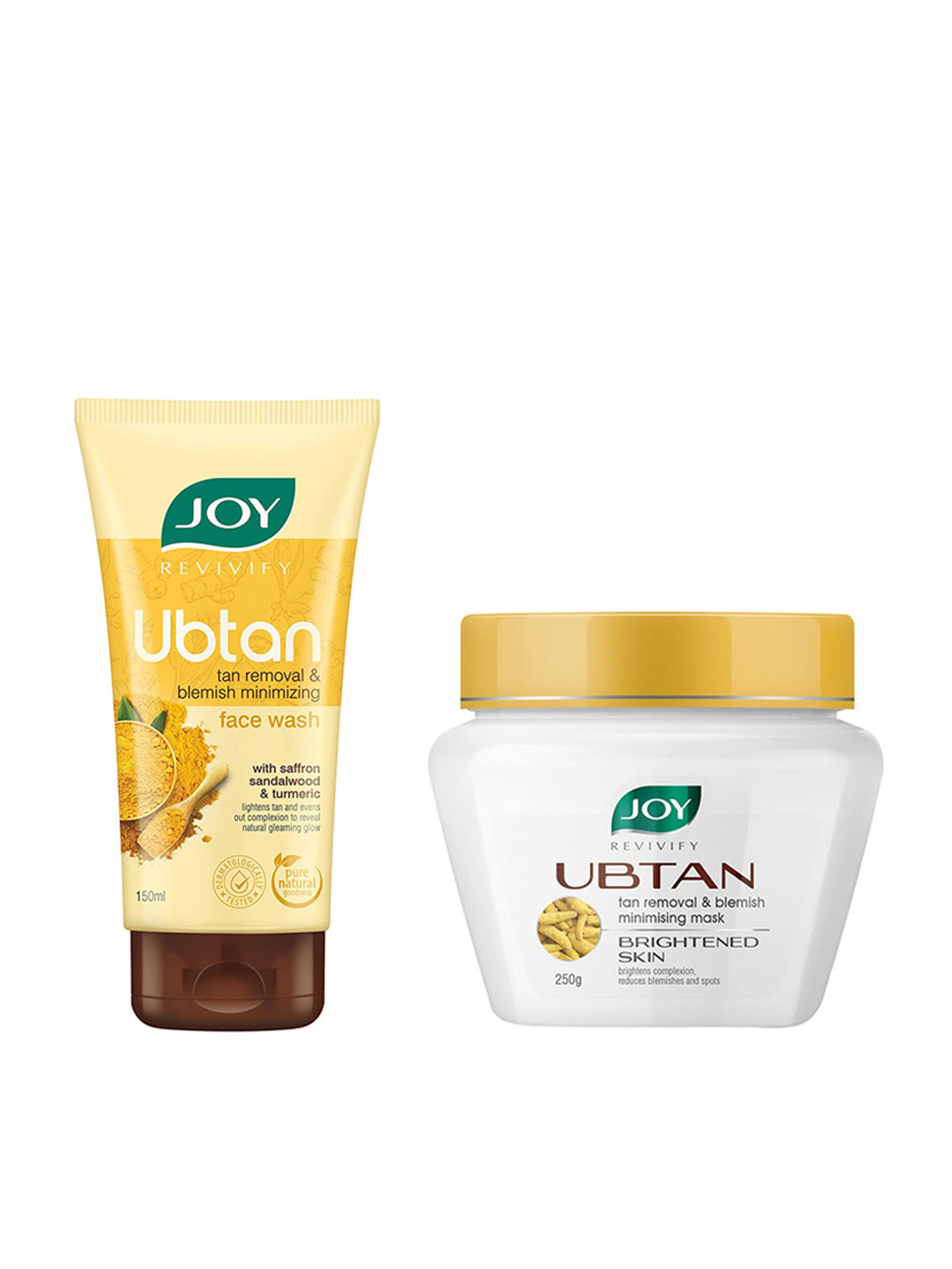 Buy JOY Ubtan Face Care Combo For Tan Removal With Face Wash 150ml