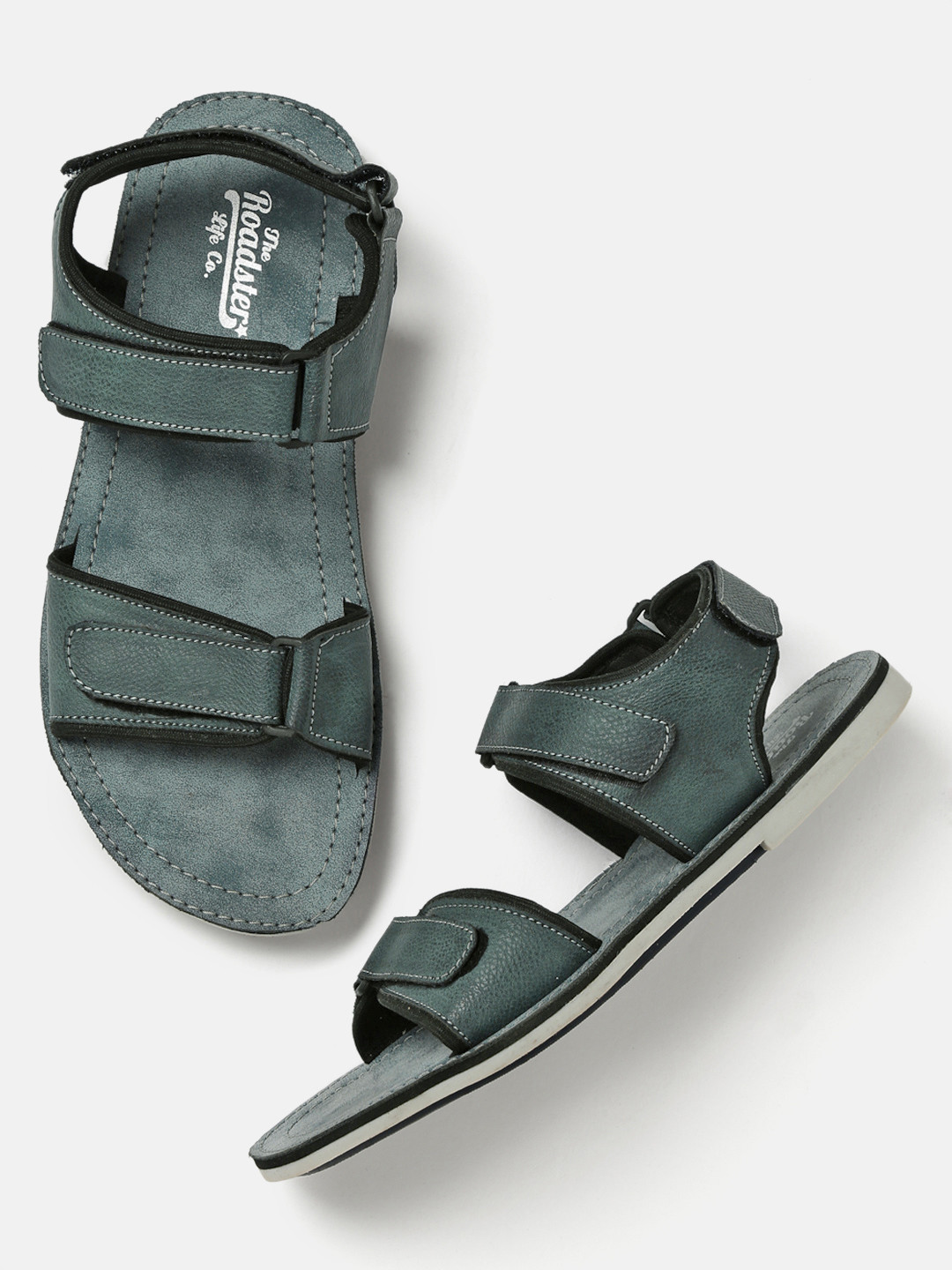 Buy Roadster Men Grey Sandals Sandals for Men 2004893 Myntra