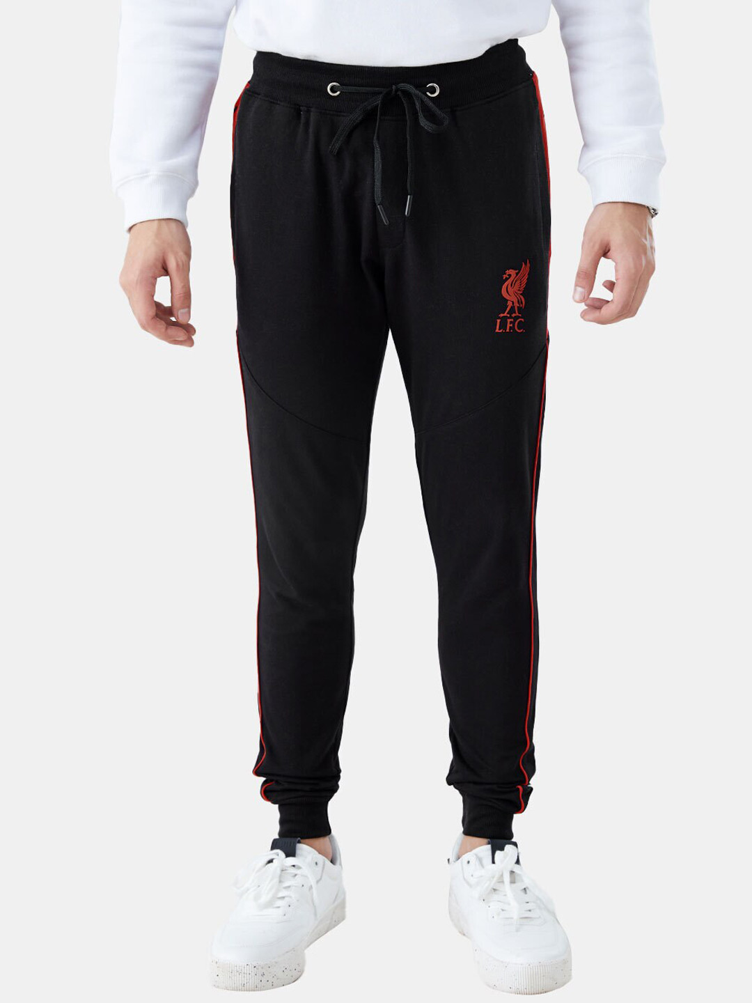 Buy The Souled Store Men Pure Cotton Liverpool FC YNWA Printed Joggers
