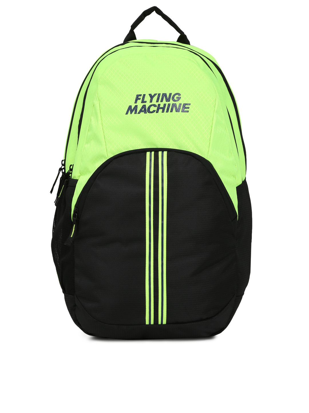 Buy Flying Machine Men Black & Green Backpack Backpacks for Men