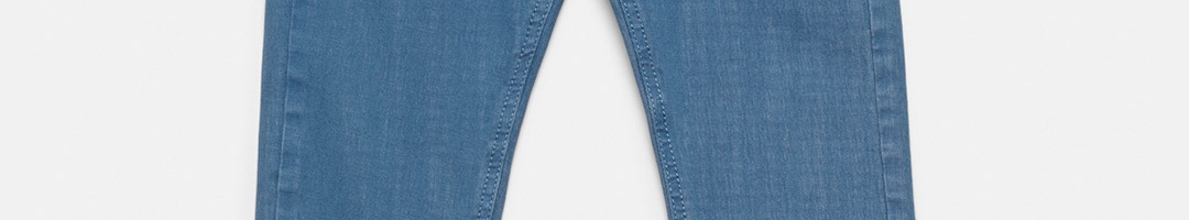 Buy Lee Cooper Boys Teal Blue Slim Fit Clean Look Stretchable Jeans ...