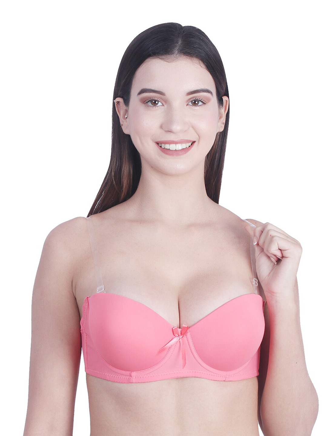 Buy BRACHY Peach Coloured Bra Underwired Lightly Padded