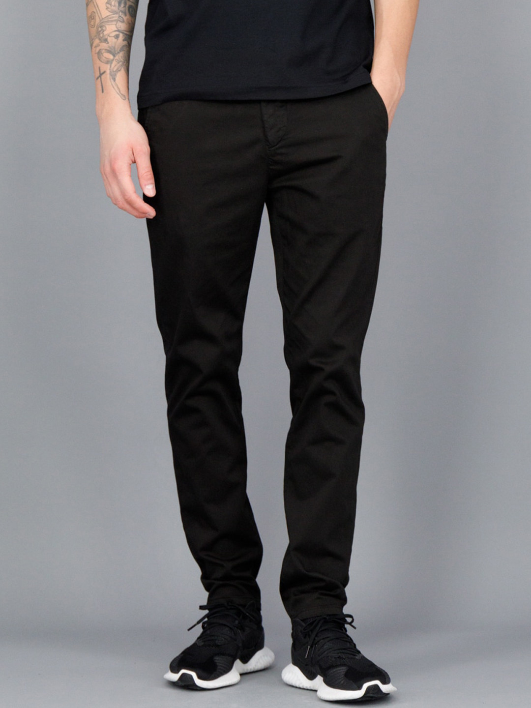 Buy FREESOUL Men Black Solid Trousers Trousers for Men 20067734 Myntra