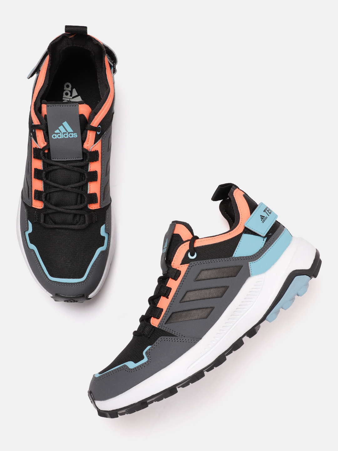 adidas men's trail rocker mid track and field shoe