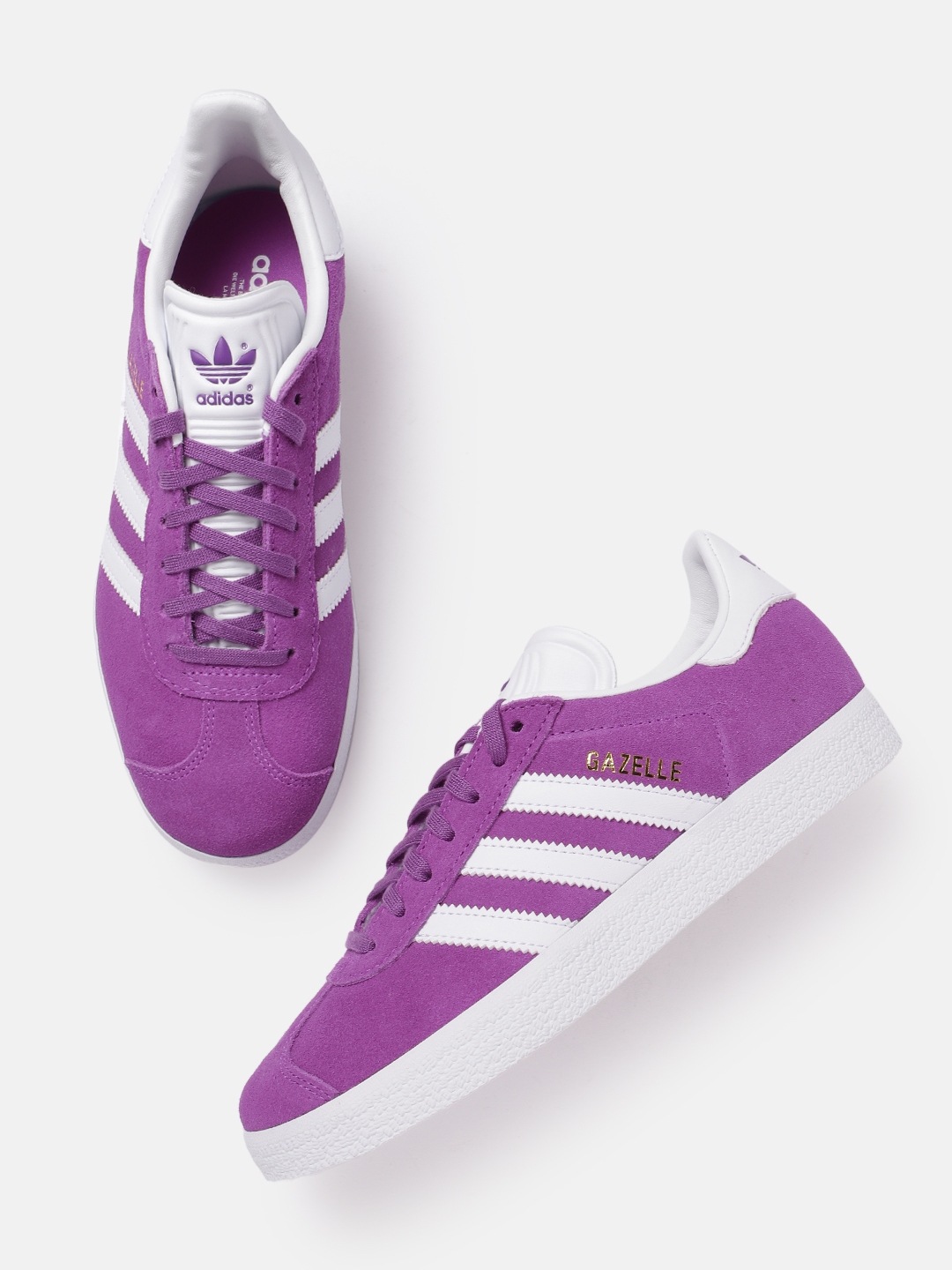 Buy Adidas Originals Women Suede Gazelle Sneakers Casual Shoes For Women 20072064 Myntra 0662