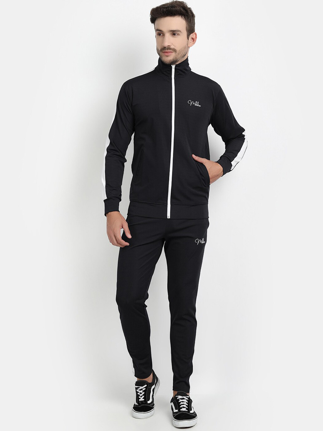 Buy MKKO Men Black Solid Tracksuits Tracksuits for Men 20072322 Myntra