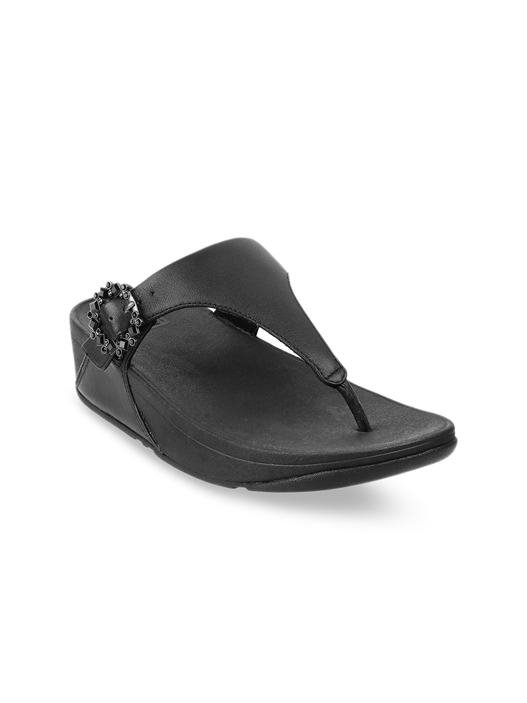 Buy Fitflop Women Black Leather Comfort Sandals Sandals For Women buy-fitflop-women-black-leather-comfort-sandals-sandals-for-women