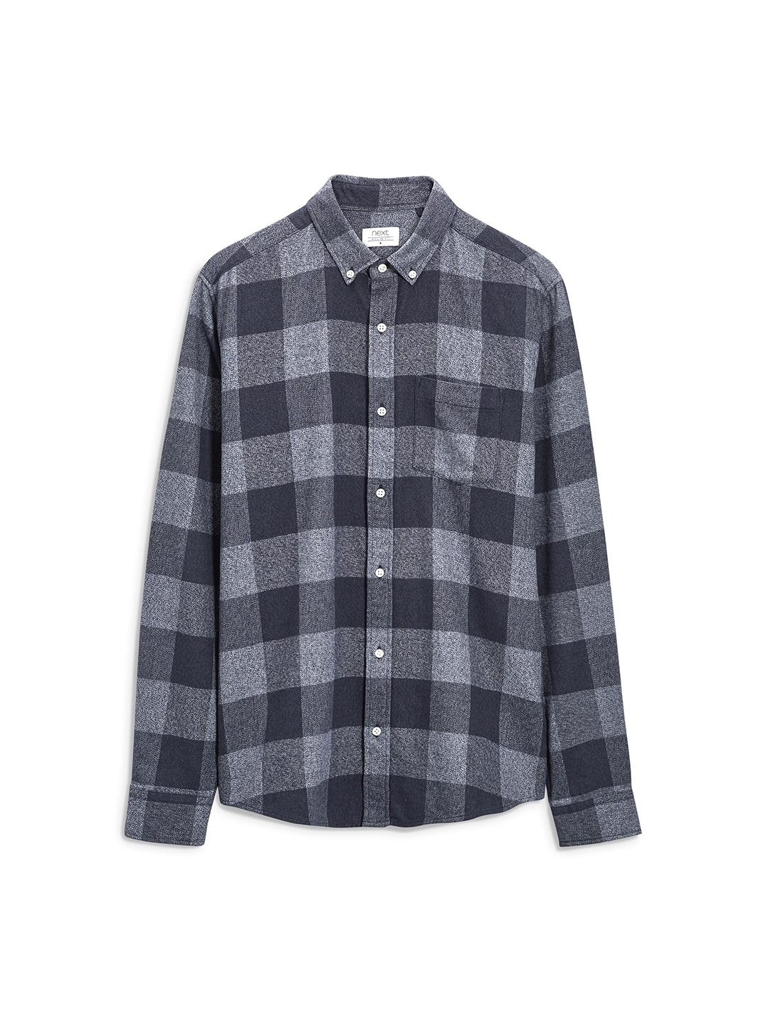 next mens checked shirts