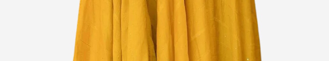 Buy Alaya By Stage3 Women Yellow Embellished Maxi Flared Lehenga Skirts ...