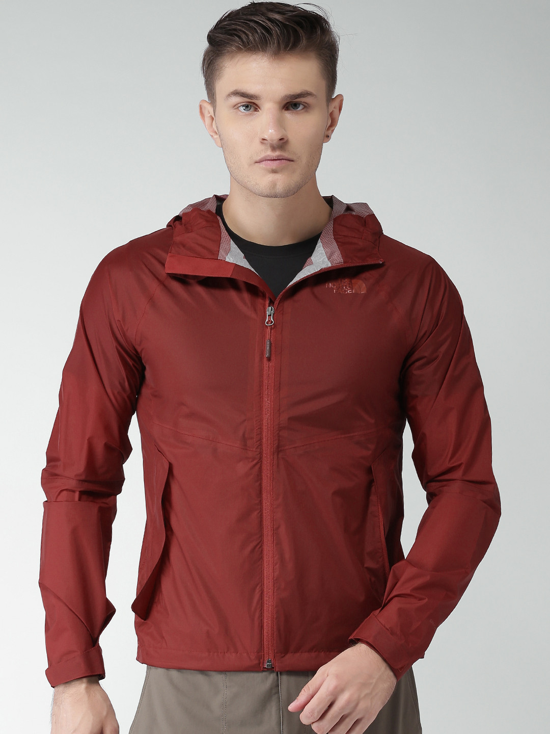 Buy The North Face Men Maroon Solid Water Resistant Jacket Jackets