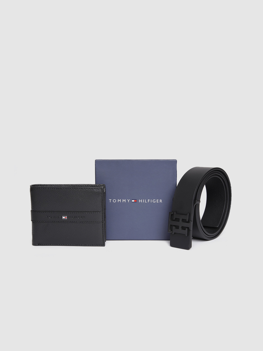 tommy hilfiger belt and wallet gift set