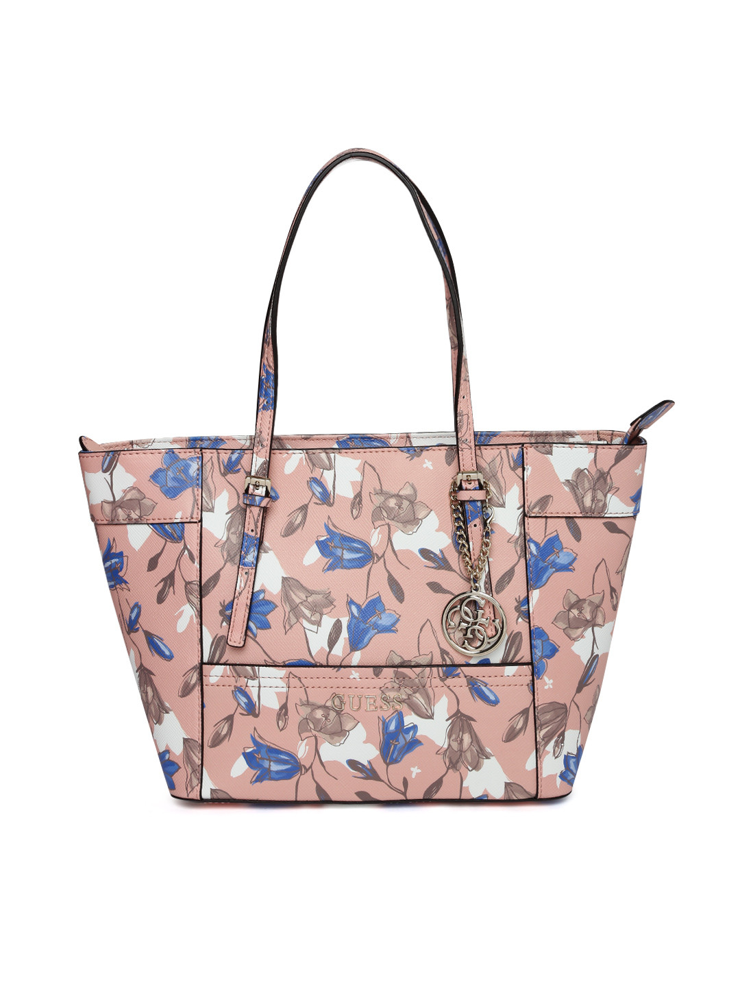 Buy GUESS Pink Floral Print Shoulder Bag Handbags for Women 2009245