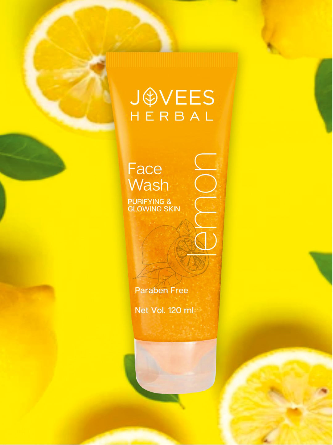 Buy Jovees Lemon Face Wash With Orange Peel & Kakadu Plum To Removes