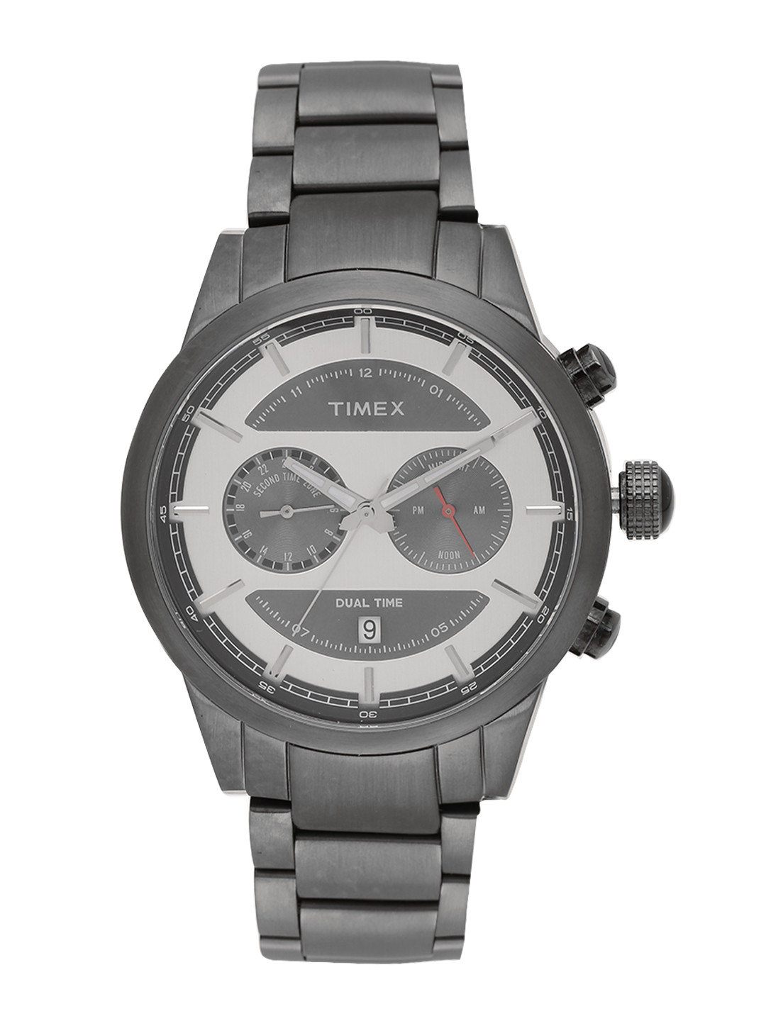 Buy Timex Men Black Dual Time Analogue Watch TW000Y412 Watches for