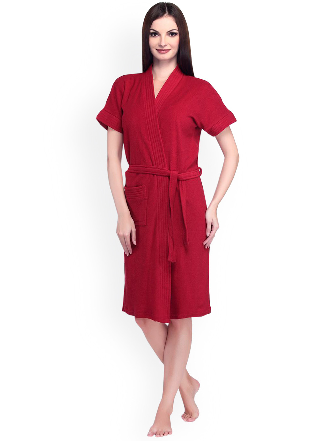 Buy Sand Dune Women Red Bathrobe Bath Robe for Women 2010334 Myntra