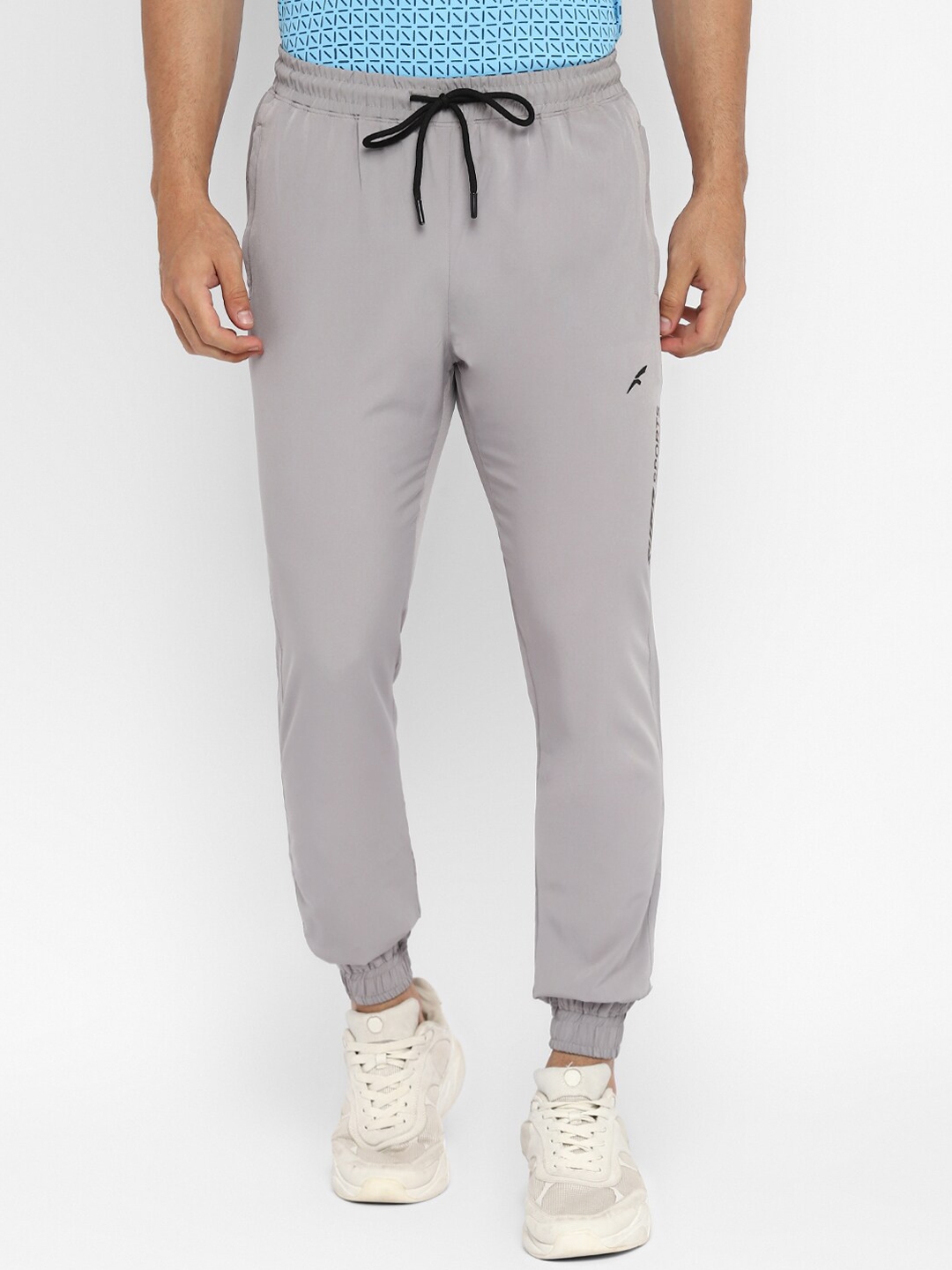Buy Furo By Red Chief Men Grey Solid Regular Fit Polyester Lycra Sports Jogger Track Pants For