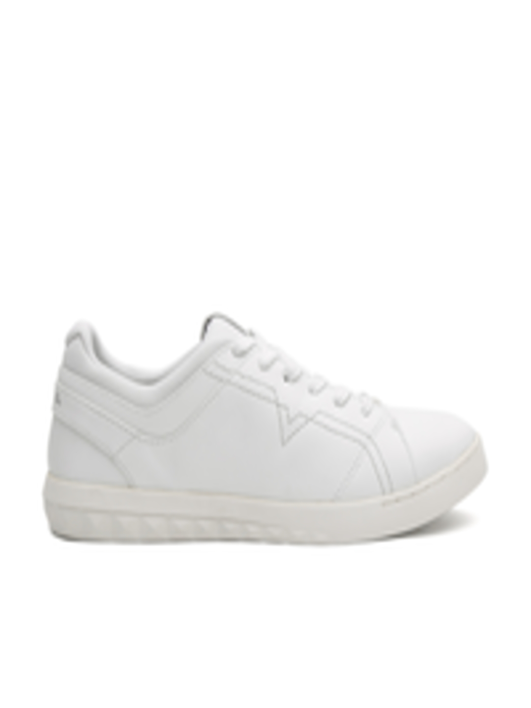 Buy DIESEL Men Off White Leather Sneakers - Casual Shoes for Men 2011316 | Myntra