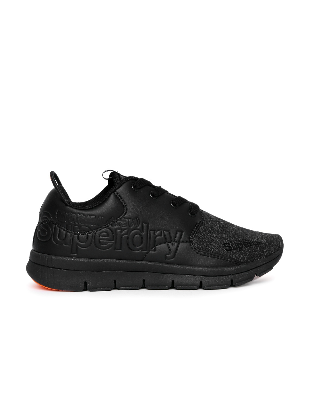 superdry black shoes
