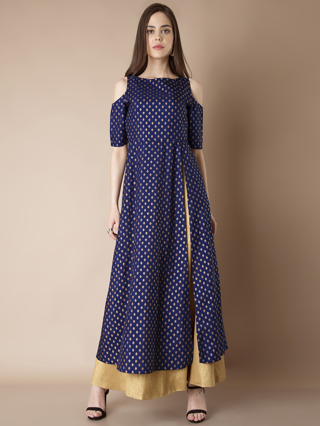 indya blue kurta