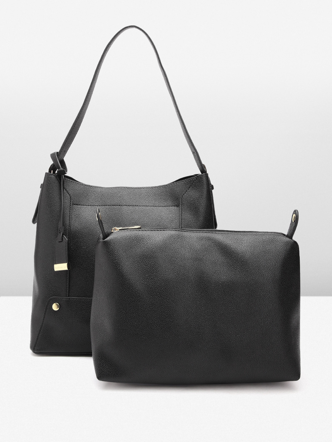 Buy Van Heusen Women Structured Shoulder Bag With Pouch Handbags for