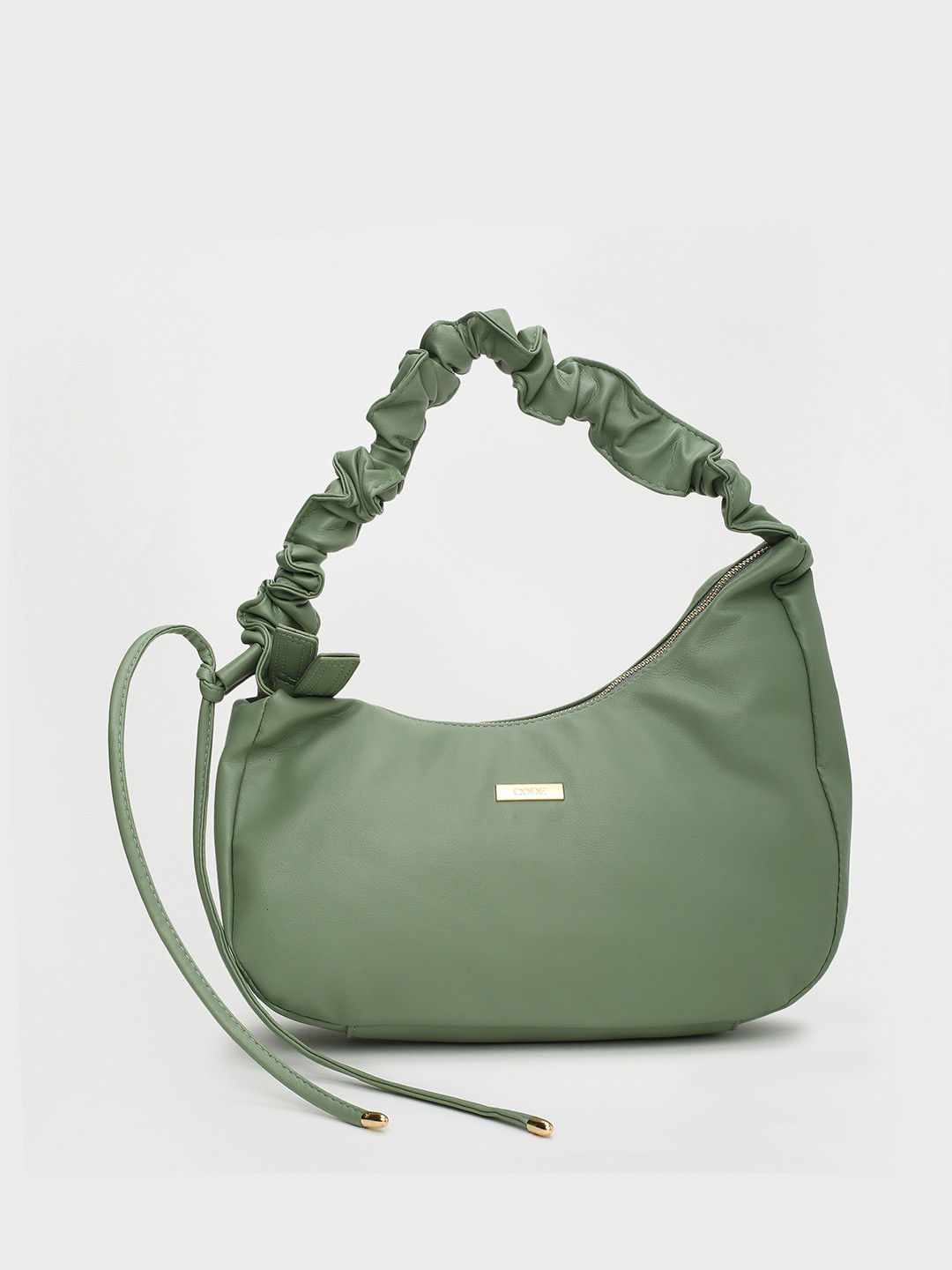 Buy CODE By Lifestyle Green Structured Hobo Bag - Handbags for Women ...